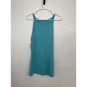 maurices 247 Tank Top Teal Blue Racerback Sleeveless Lightweight Women's Large